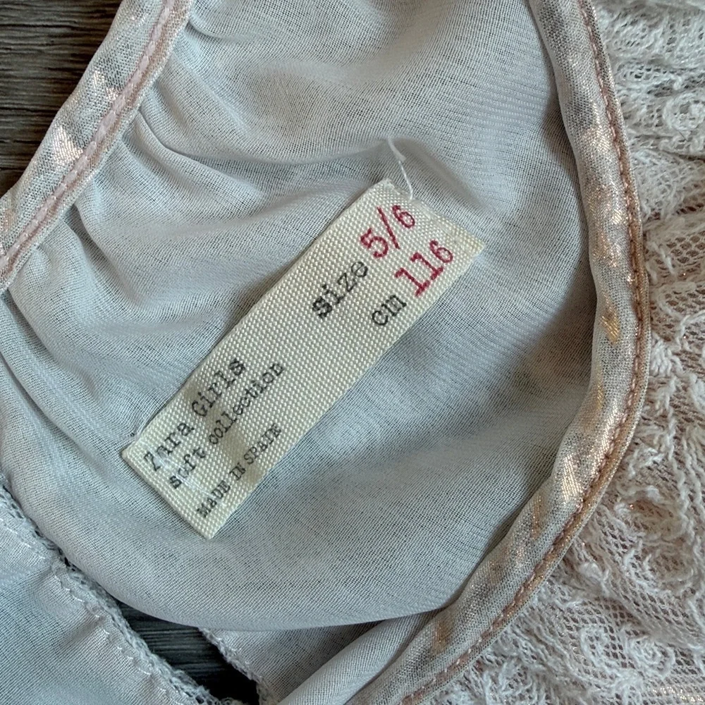 Zara Girls paisley print dress